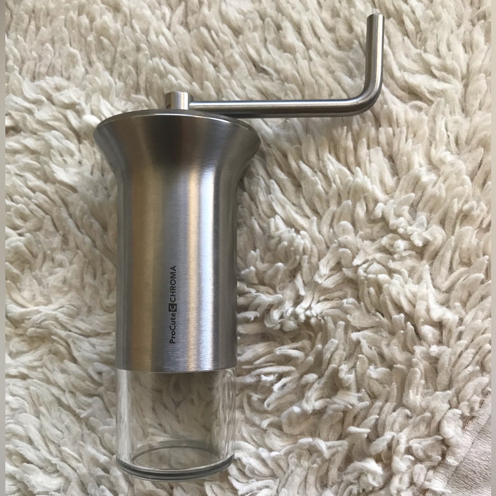 ProCute Chroma Stainless Steel Manual Grinder - with Titanium mechanism
